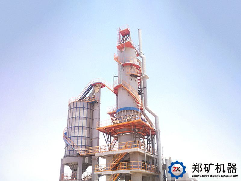 高熱值-100 tpd 燃油豎窯活性石灰生產(chǎn)線安裝現(xiàn)場100 tpd Fuel oil vertical lime kiln production line installation site_compressed.jpg