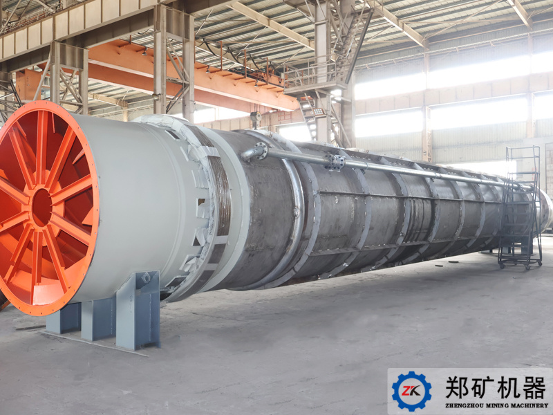 河南φ2.6×30m單筒外冷夾套冷卻機項目